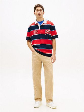 Tommy Hilfiger Jaimie Textured Relaxed Canvas Trousers