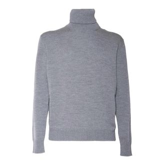 Ballantyne Turtlenecks, male, Gray, Size: XL Maglia Collo Alto