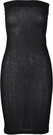Wild Cashmere Silk Cashmere Dress - Black