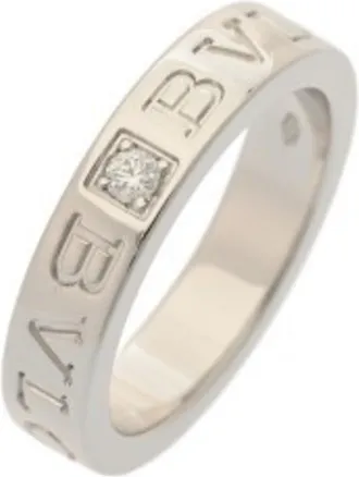 Bulgari White Gold (18K) Band Ring (Pre-Owned)