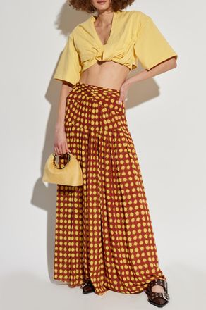 Diane Von Fürstenberg Long Skirt Amira, Womens, Brown