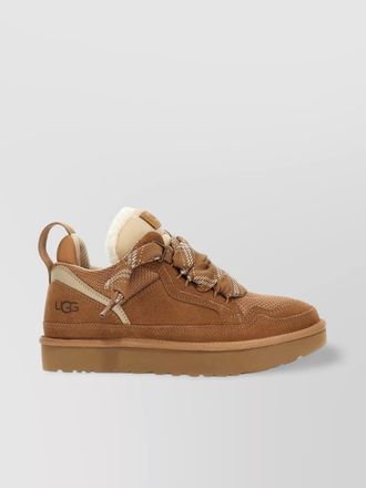 UGG leather low-top sneakers