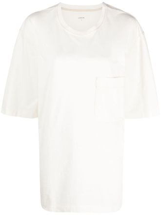 Christophe Lemaire patch-pocket cotton T-shirt - Neutrals