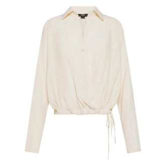 Seventy Blouses, female, White, M, Stylish Panna Maglia Shirt