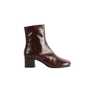 Christophe Lemaire Heeled Boots, female, Brown, 2 UK, Anatomic Leather Ankle Boots