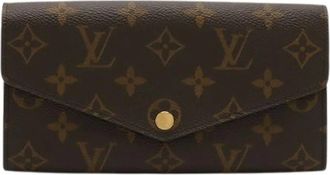 Louis Vuitton Pre-owned Wallets, female, Brown, Size: ONE SIZE Pre-owned Canvas Wallet