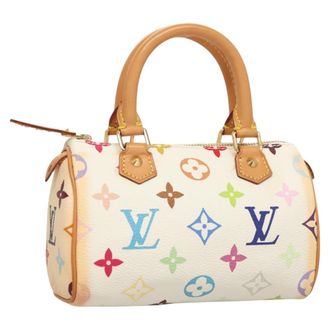 Louis Vuitton Speedy Mini Hl Handbag Monogram Multicolor Multicolour Canvas Handbag (Pre-Owned)