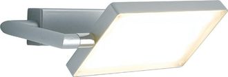 Luce-Ambiente-Design Aplique Led Book en Aluminio Gris Con Difusor Orientable