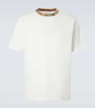 Burberry Burberry Check cotton jersey T-shirt