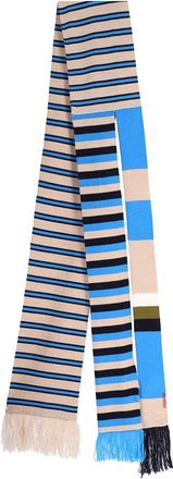 Marni Striped scarf in virgin wool