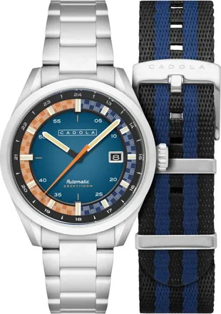 Cadola Paddock Automatic Blue Dial Mens Watch CD-1037-22