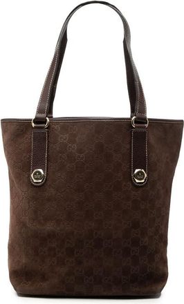 Gucci Pre-owned Gucci GG Suede Charmy Tote Ladies SK560Q4ARL1KYEYX