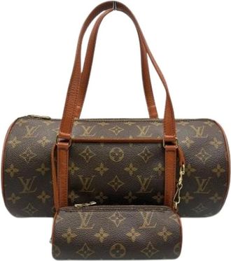 Louis Vuitton Pre-owned Handbags, female, Brown, Size: ONE SIZE Pre-owned Canvas Handbag