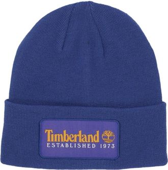 Timberland Vintage Beanie - Heren - Hoeden - Blauw - ONE Size - Polyester - Accessoires