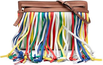 Loewe Pre-owned Loewe Multicolor Leather Fringe T Pouch Crossbody Ladies KOEDW64PYE4KDLL6