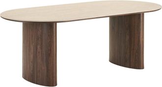Moloo Mesa de comedor de 210 cm marr&oacute;n