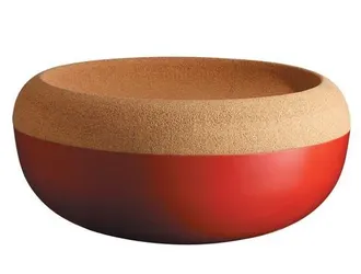 Emile Henry Large Food Storage Bowl, 14.1-Inch in Burgundy at Nordstrom