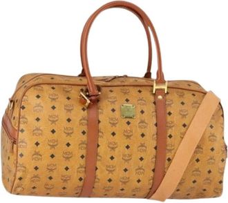 MCM Pre-owned Weekendtas - Dames - Vintage Weekendtas - Bruin - ONE Size - Vintage