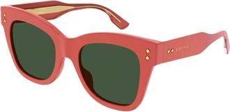 Gucci Cat-Eye Zonnebril - Dames - Zonnebrillen - Roze - 52 MM - Accessoires