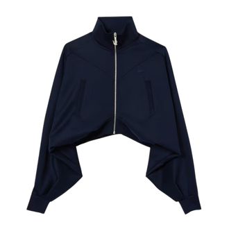 Lacoste Dames/Dames Sweatshirt met volledige rits (Marine)