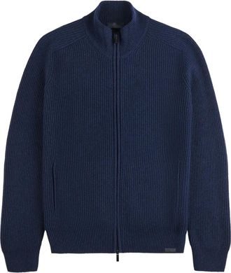 Fay Maglione con scollo a imbuto - Blu