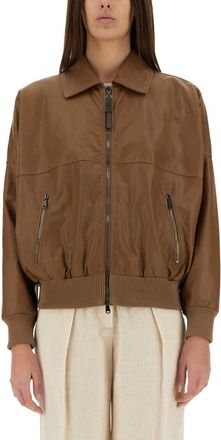 Brunello Cucinelli Leather Jacket