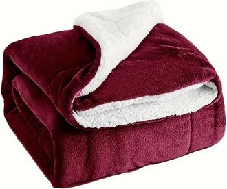 OEM Manta Sherpa - Reversible 100 X 120 Cm - Microfibra Alta Densidad - Para Sofa O Cama - 1 Unidad