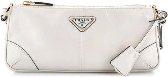Prada Re-Edition 2002 Leather shoulder bag - Beige