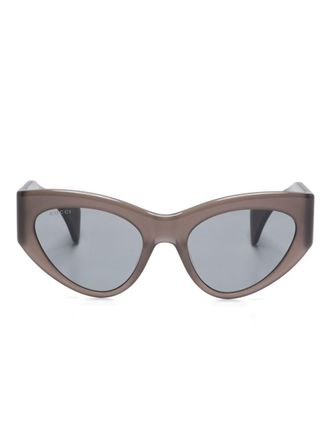 Gucci Occhiali da sole cat-eye - Grigio