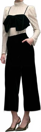 Maude Bailey Wide Leg Pant In Black