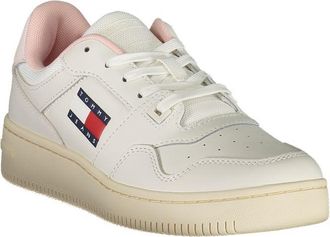 Tommy Hilfiger Leather Logo Sneakers - White