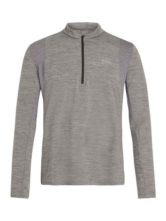 Protest Stehkragenpullover PROTEST Fleecepullover PRTSTRAYED, Herren, Gr. XL, grau (dunkelgrau melee), Obermaterial: 92% Polyester PES. 8% Elasthan EL., Pullo