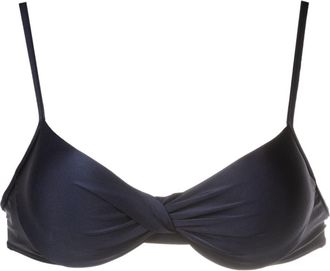 Lygia & Nanny Cassis twisted bikini top - women - Polyamide/Spandex/Elastane - 44 - Blue