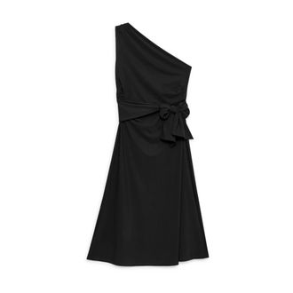 Maliparmi Short Dresses, female, Black, Size: 2XL Soft Jersey Dress