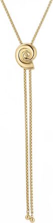 Gorjana Womens Nautilus Bolo Necklace In Gold