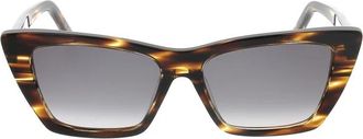 Saint Laurent Klassieke zonnebril - unisex - Zonnebrillen - Bruin - ONE Size - Accessoires