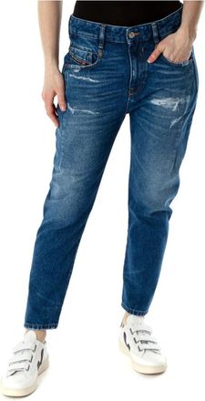 Diesel D-Fayza Jogg Jeans - Dames - Loose Fit Jeans - Blauw - W26 L32 - Katoen - Jeans