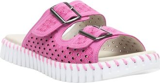 Ilse Jacobsen Womens Tulips Slip-On Sandals In Rose Violet
