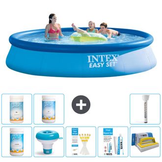 Intex Piscina Easy Set Redonda - 396x84 Cm - 7-piezas S43216