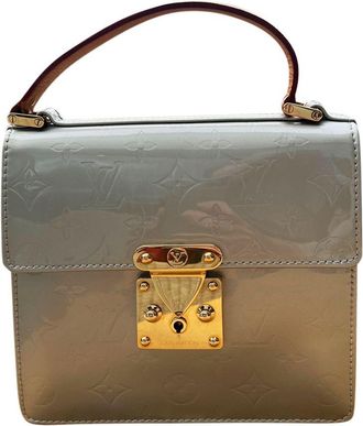 Louis Vuitton Silver Vernis Spring Street Top Handle Bag