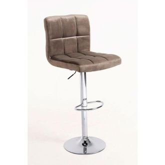 Regalos Miguel Taburetes Cocina - Taburete Casper Terciopelo - Gris