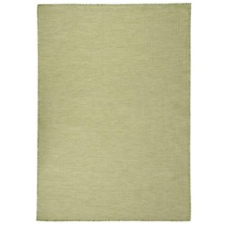 vidaXL Alfombra De Exterior De Tejido Plano Verde 200x280 Cm Vidaxl