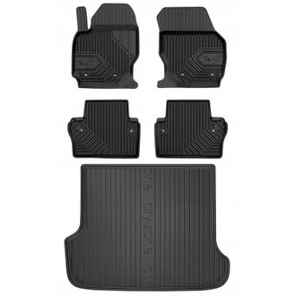 OEM Set 77 Alfombrillas Y Funda De Goma Volvo Xc70 2 De 2007-2016