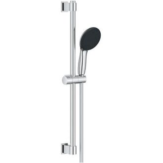 GROHE Conjunto De Ducha Con Cabezal De 1 Chorro, Barra De 60cm Y Flexible De 1,75m - Grohe Vitalio Start 110 27942001 - Ahorro De Agua - Cromo