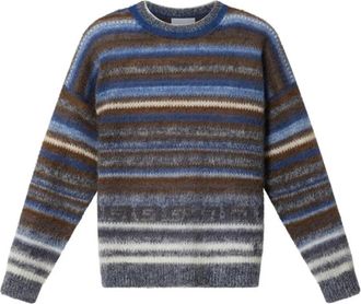Isabel Marant Scolan Pullover - Heren - Ronde hals truien - Veelkleurig - L - Wol - Truien & Vesten