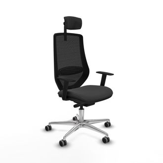 Piqueras y Crespo Piqueras Y Crespo Silla Mardos Gris Sombre Confort Oficina
