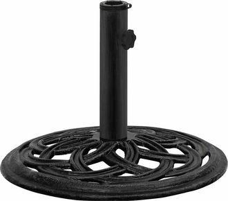 vidaXL Base De Sombrilla De Hierro Fundido Negro 44x44x31 Cm Vidaxl