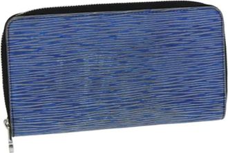 Louis Vuitton Pre-owned Wallets, female, Blue, Size: ONE SIZE Pre-owned Leather Wallet