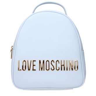 Love Moschino Rucks&auml;cke und Beutel, umweltfreundlich, f&uuml;r Damen, Polyurethan, Himmelblau