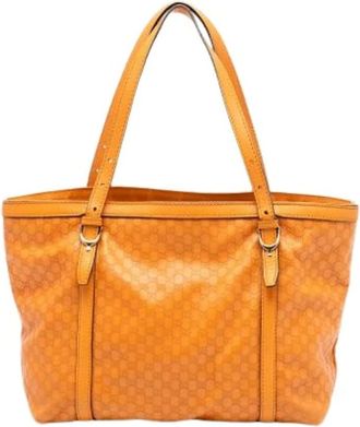 Gucci Pre-owned Tote Bags, female, Orange, Size: ONE SIZE Pre-owned Nice Tote Bag